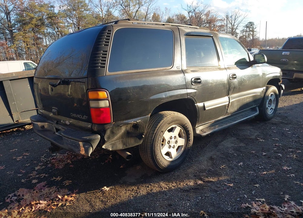 2004 CHEVROLET TAHOE LT VIN: 1GNEK13Z54R149240