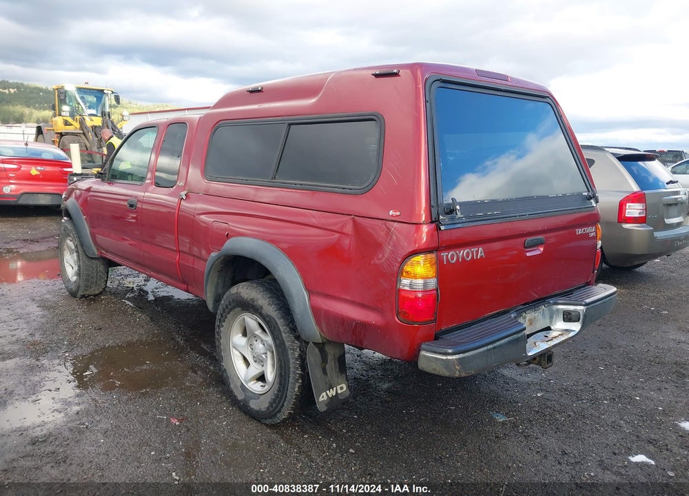 2004 TOYOTA TACOMA VIN: 5TEWM72N74Z392075