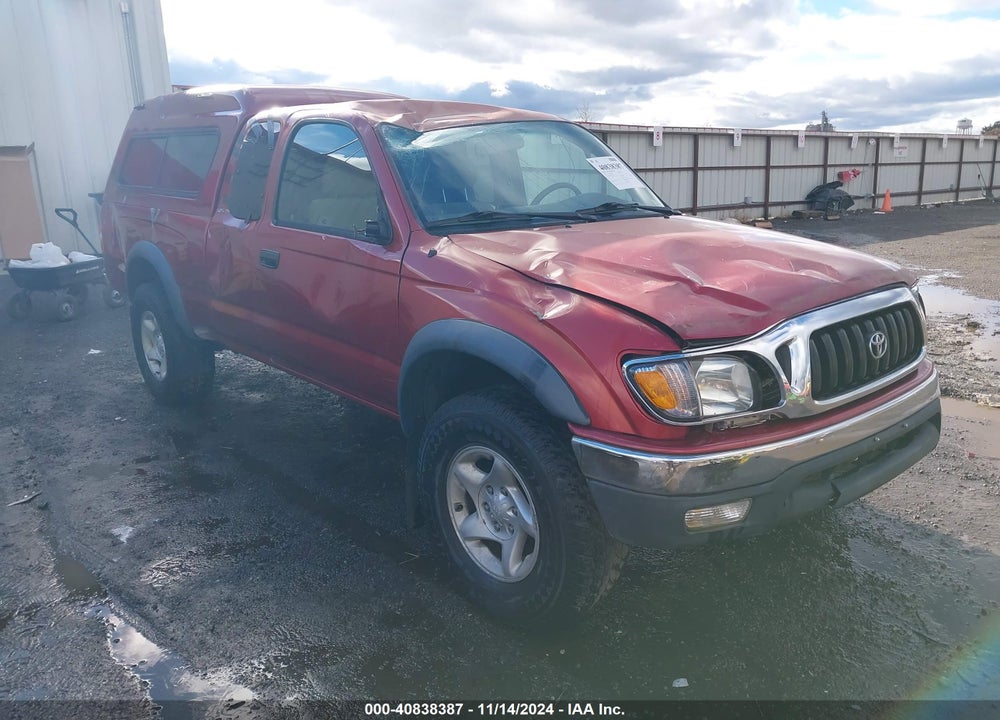 2004 TOYOTA TACOMA VIN: 5TEWM72N74Z392075