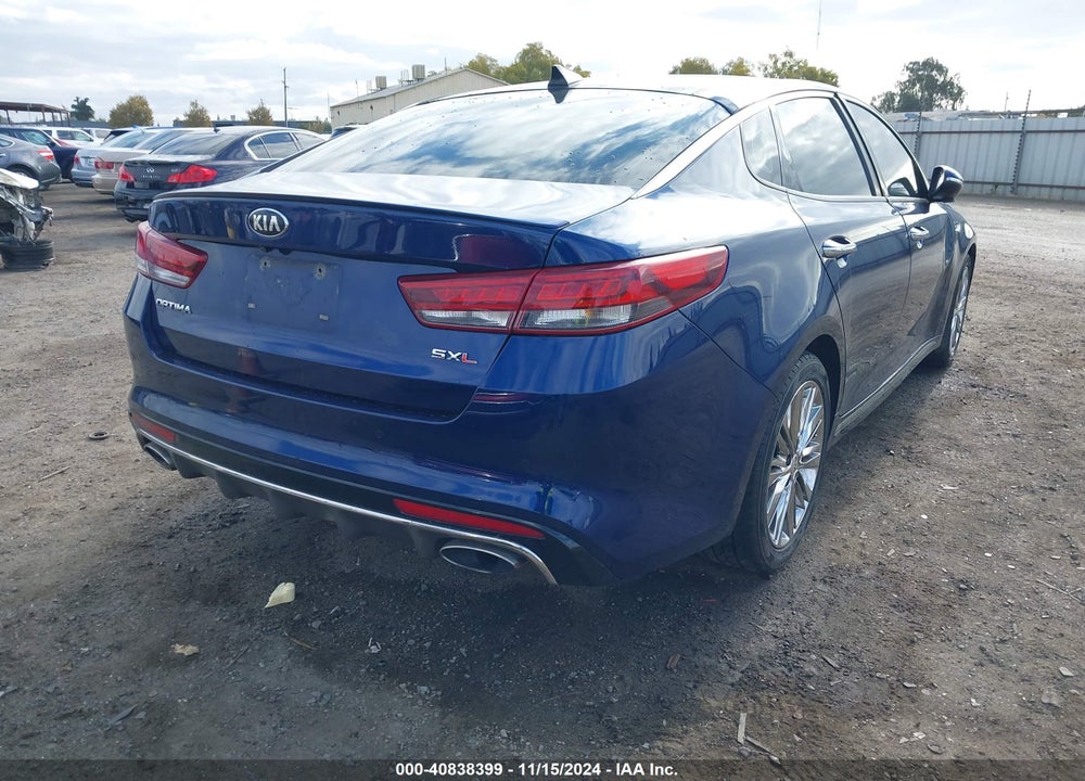 2016 KIA OPTIMA SXL TURBO VIN: 5XXGV4L26GG062614