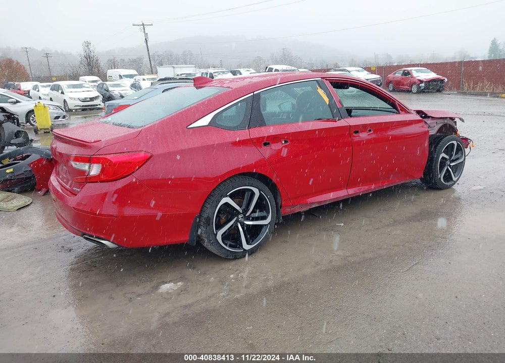 2018 HONDA ACCORD SPORT VIN: 1HGCV1E39JA189137