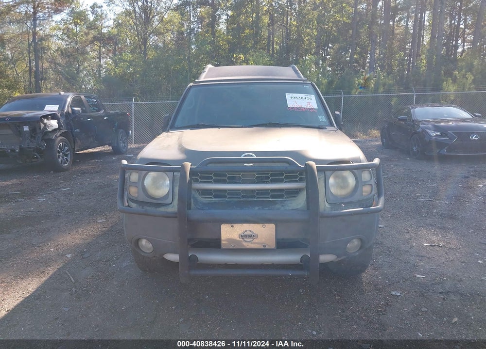 2002 NISSAN XTERRA XE S/C W/VSS VIN: 5N1MD28T92C535549