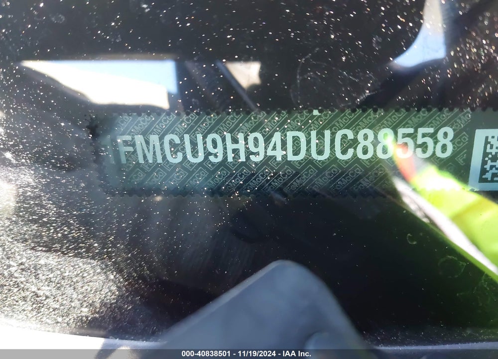 2013 FORD ESCAPE SEL VIN: 1FMCU9H94DUC88558