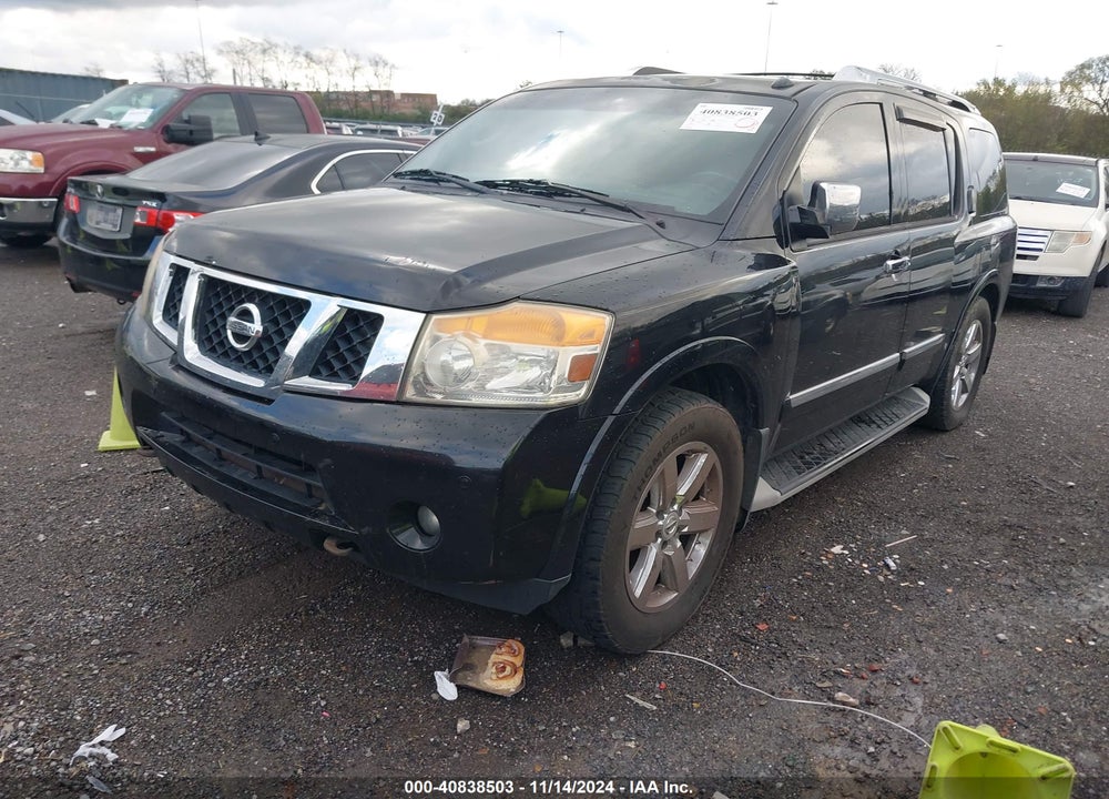 2010 NISSAN ARMADA PLATINUM VIN: 5N1BA0NF4AN613810