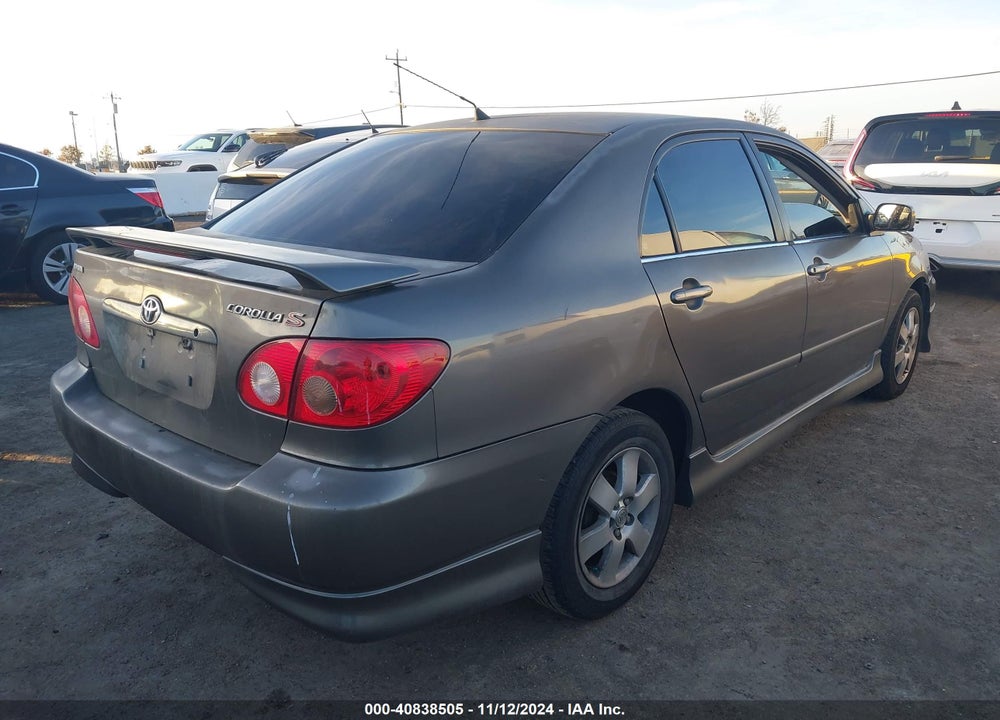 2005 TOYOTA COROLLA S VIN: 1NXBR32E55Z496837