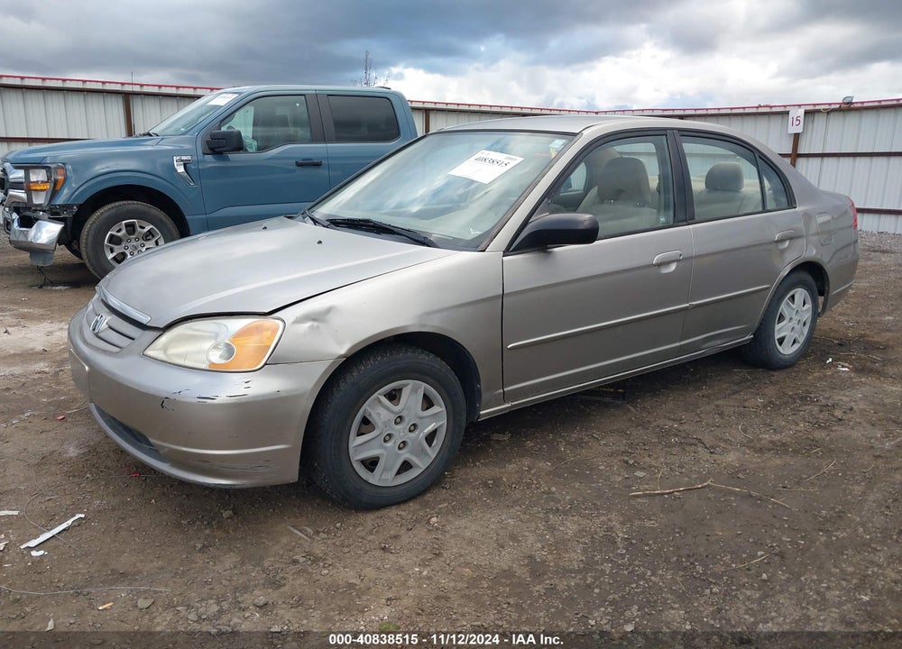 2003 HONDA CIVIC LX VIN: JHMES16503S002458