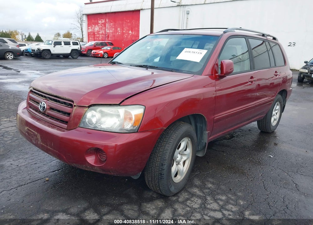2006 TOYOTA HIGHLANDER VIN: JTEDD21A160146923