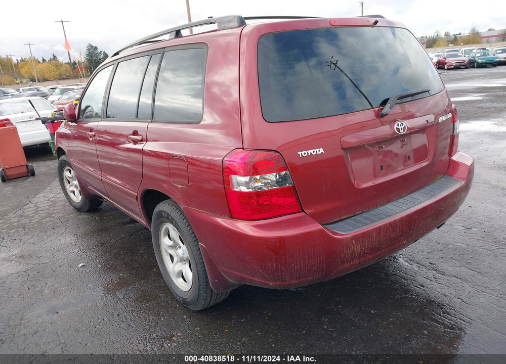 2006 TOYOTA HIGHLANDER VIN: JTEDD21A160146923