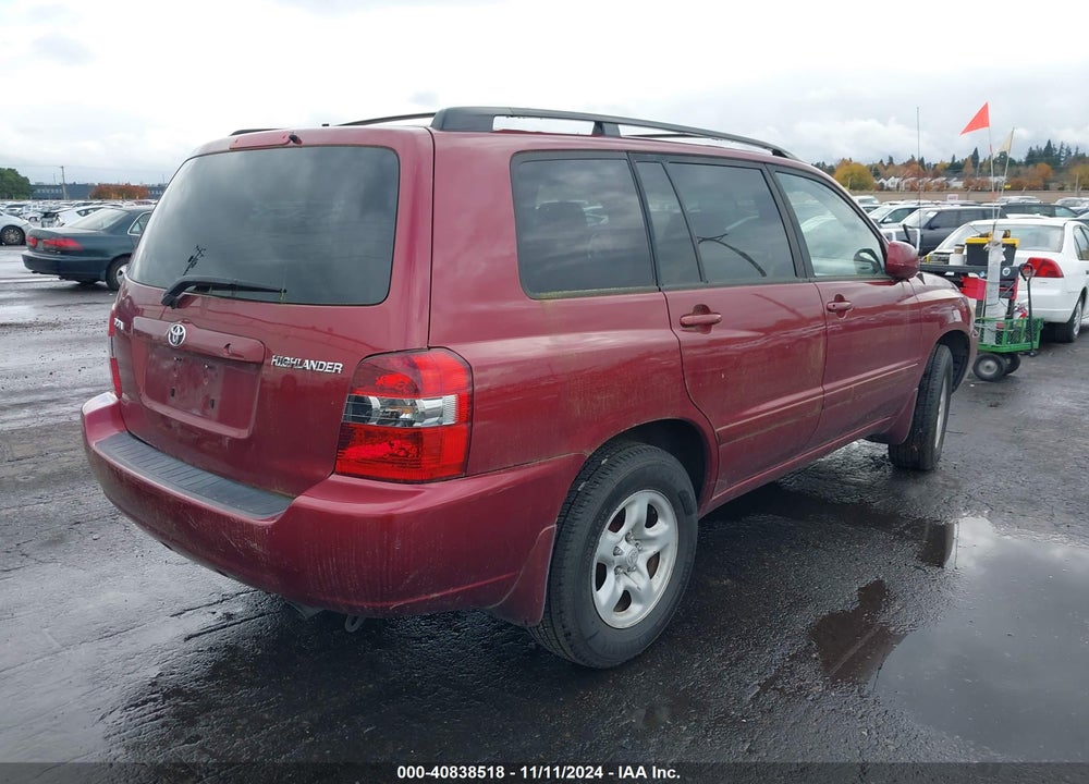 2006 TOYOTA HIGHLANDER VIN: JTEDD21A160146923