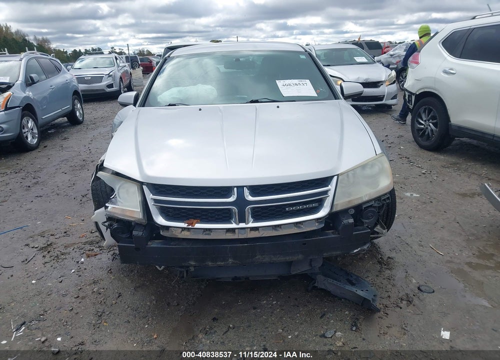 2012 DODGE AVENGER SXT VIN: 1C3CDZCBXCN190047