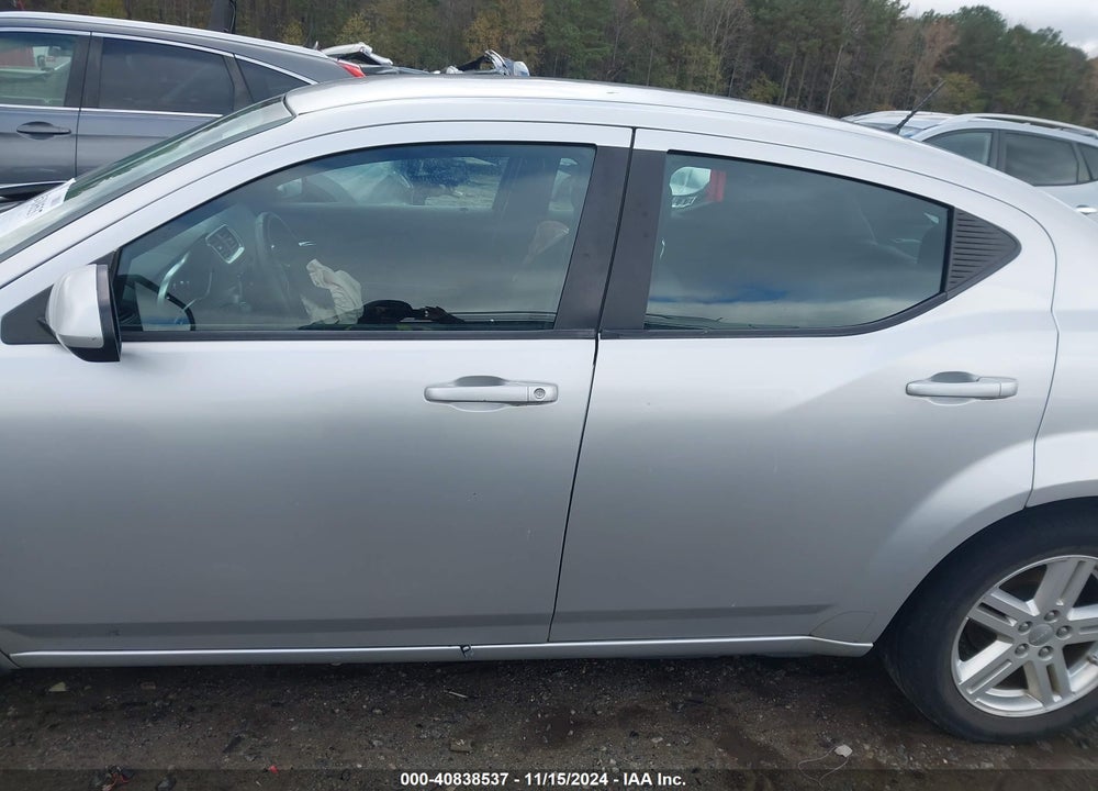 2012 DODGE AVENGER SXT VIN: 1C3CDZCBXCN190047