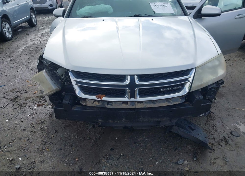 2012 DODGE AVENGER SXT VIN: 1C3CDZCBXCN190047