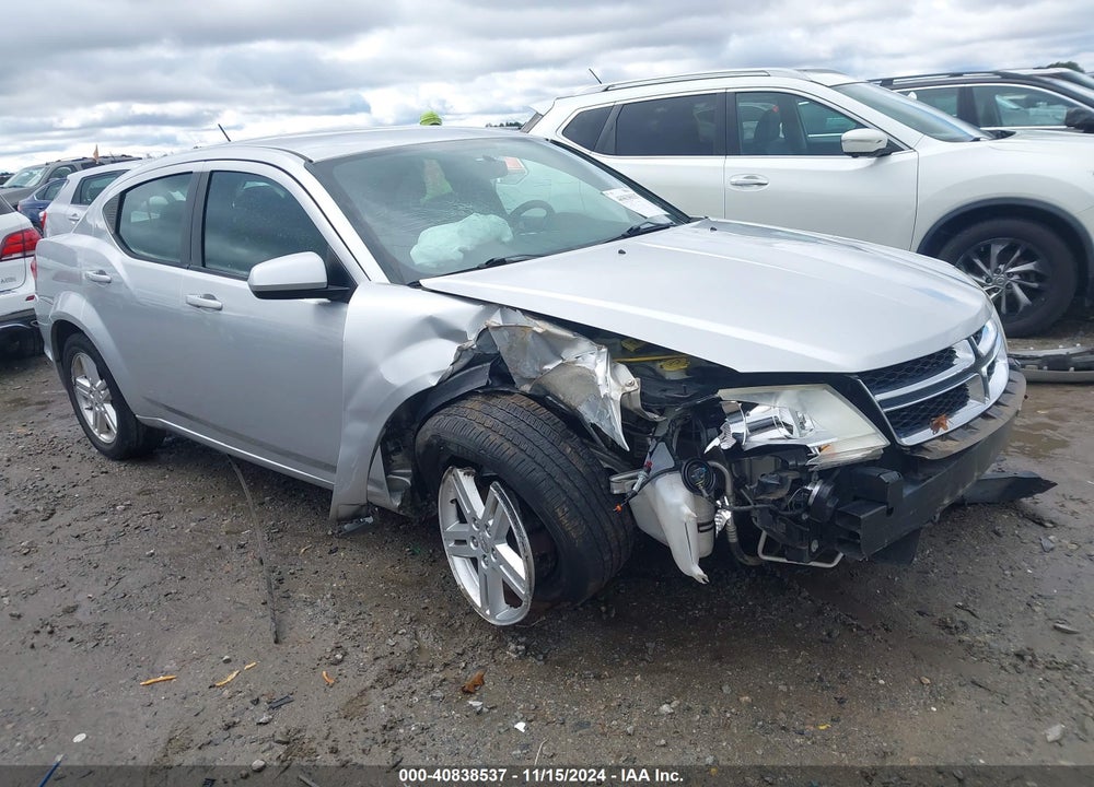 2012 DODGE AVENGER SXT VIN: 1C3CDZCBXCN190047