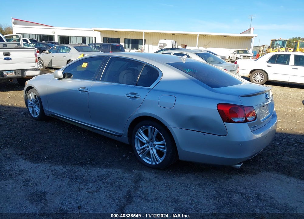 2007 LEXUS GS 450H VIN: JTHBC96S275008402