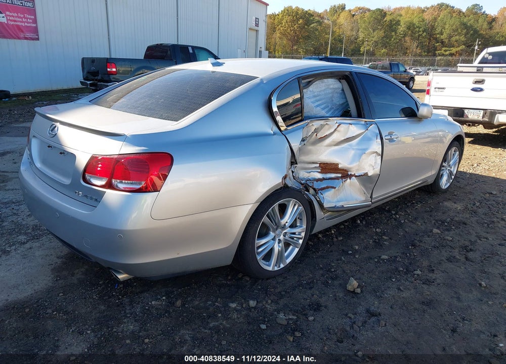 2007 LEXUS GS 450H VIN: JTHBC96S275008402