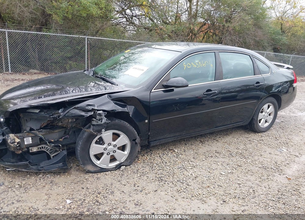 2008 CHEVROLET IMPALA LT VIN: 2G1WT58K581354528