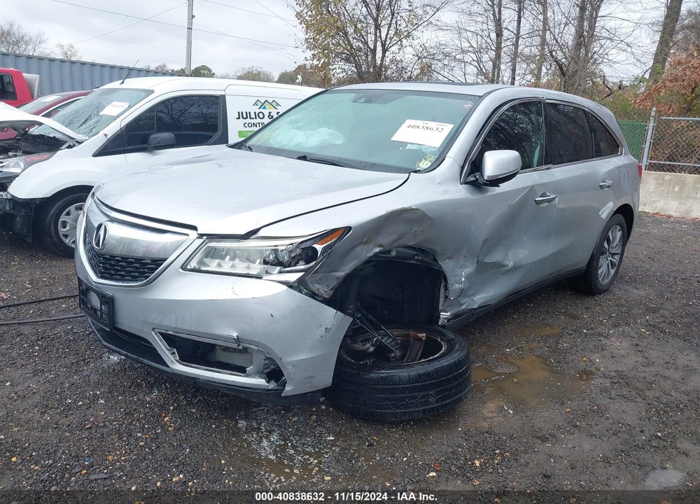 2015 ACURA MDX TECHNOLOGY PACKAGE VIN: 5FRYD4H43FB005207