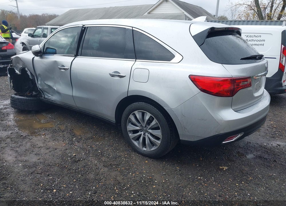 2015 ACURA MDX TECHNOLOGY PACKAGE VIN: 5FRYD4H43FB005207