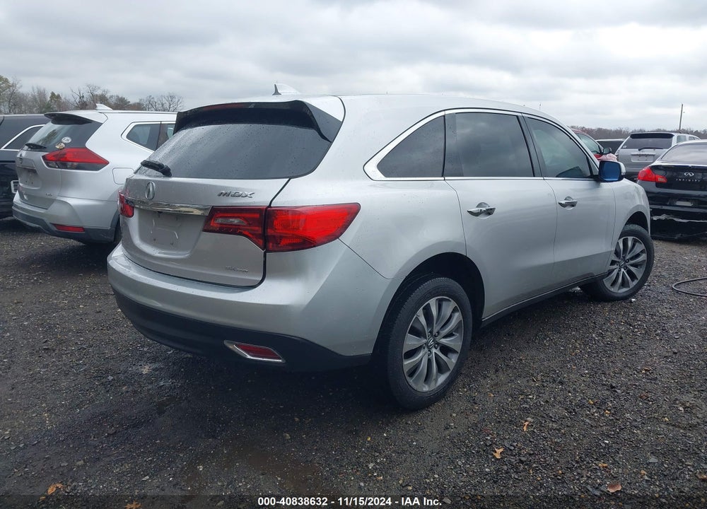 2015 ACURA MDX TECHNOLOGY PACKAGE VIN: 5FRYD4H43FB005207