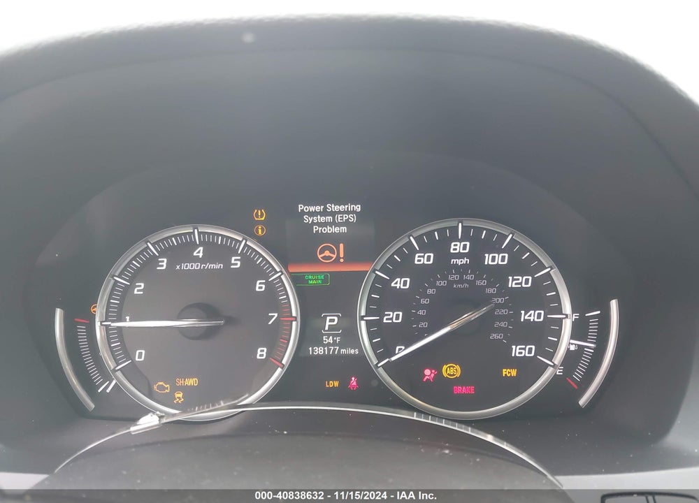 2015 ACURA MDX TECHNOLOGY PACKAGE VIN: 5FRYD4H43FB005207