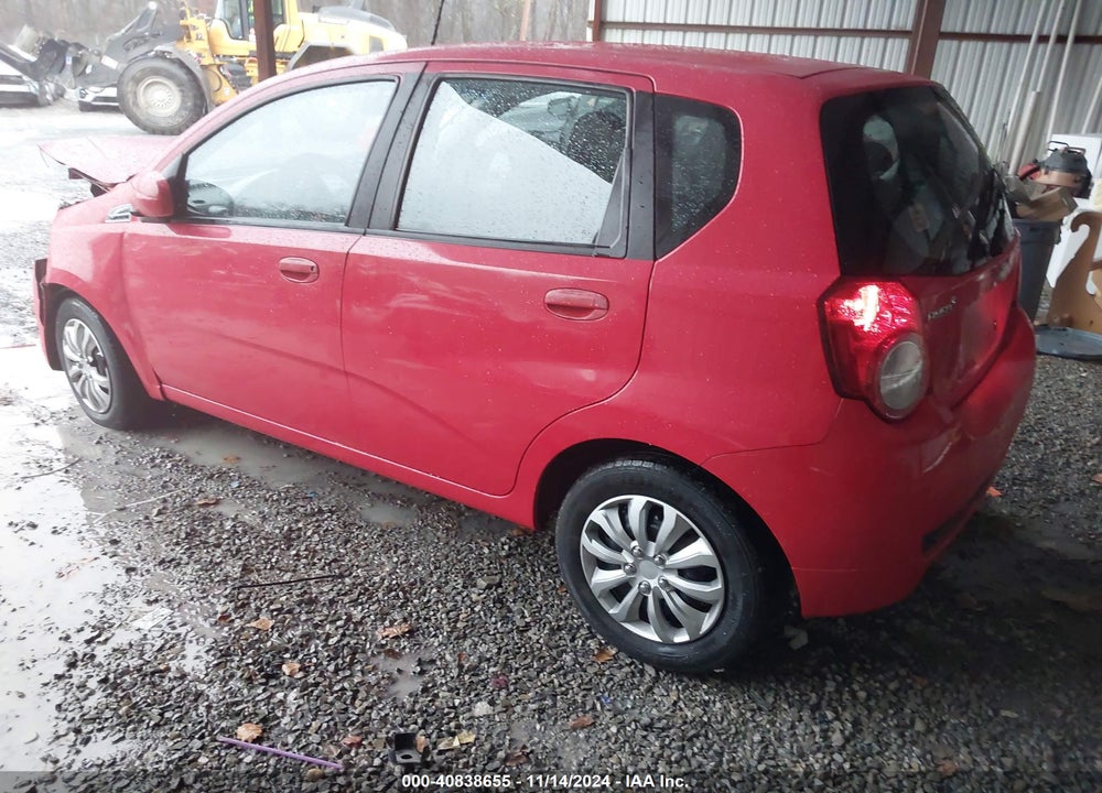 2009 CHEVROLET AVEO LT VIN: KL1TD66E69B651519