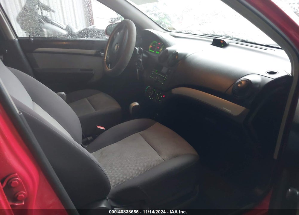 2009 CHEVROLET AVEO LT VIN: KL1TD66E69B651519