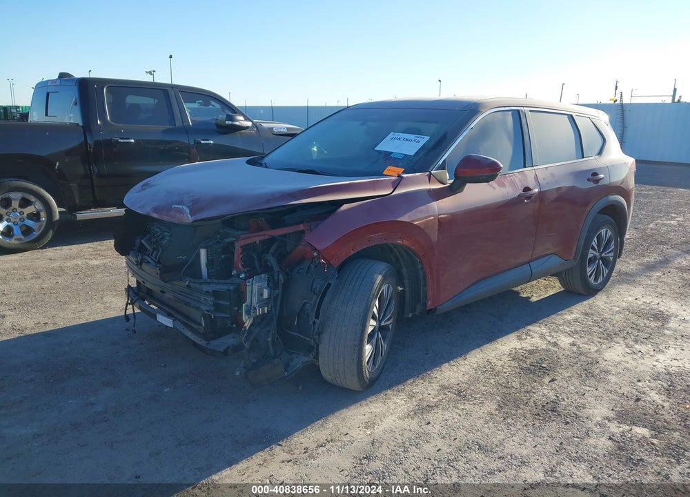 2021 NISSAN ROGUE SV FWD VIN: 5N1AT3BA9MC816787