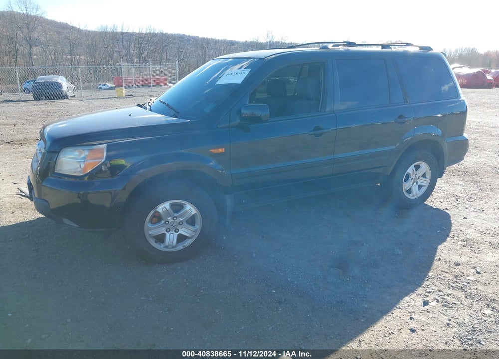 2008 HONDA PILOT VP VIN: 5FNYF18298B016854