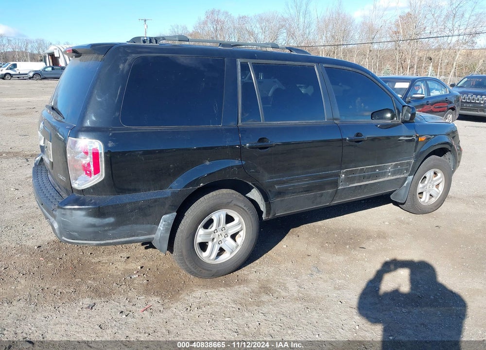 2008 HONDA PILOT VP VIN: 5FNYF18298B016854