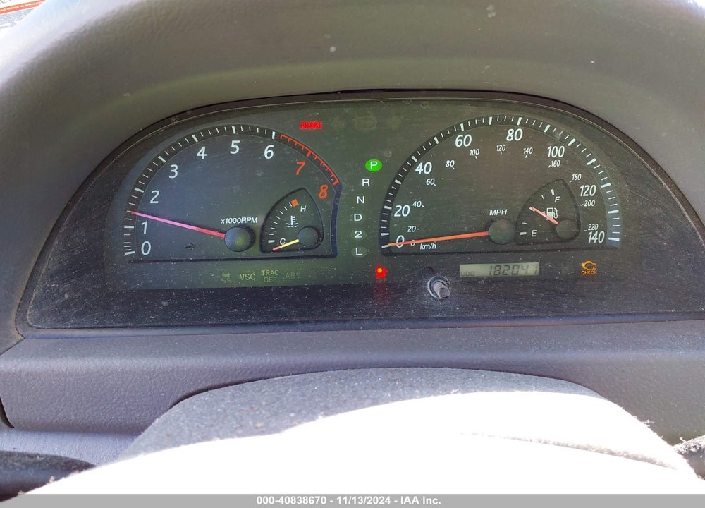2002 TOYOTA CAMRY XLE VIN: 4T1BE30K42U042028