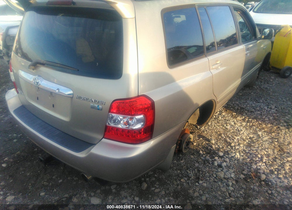 2006 TOYOTA HIGHLANDER HYBRID V6 VIN: JTEEW21A860033033