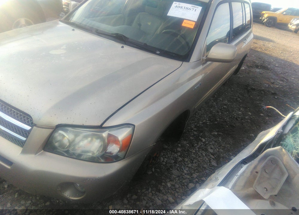 2006 TOYOTA HIGHLANDER HYBRID V6 VIN: JTEEW21A860033033