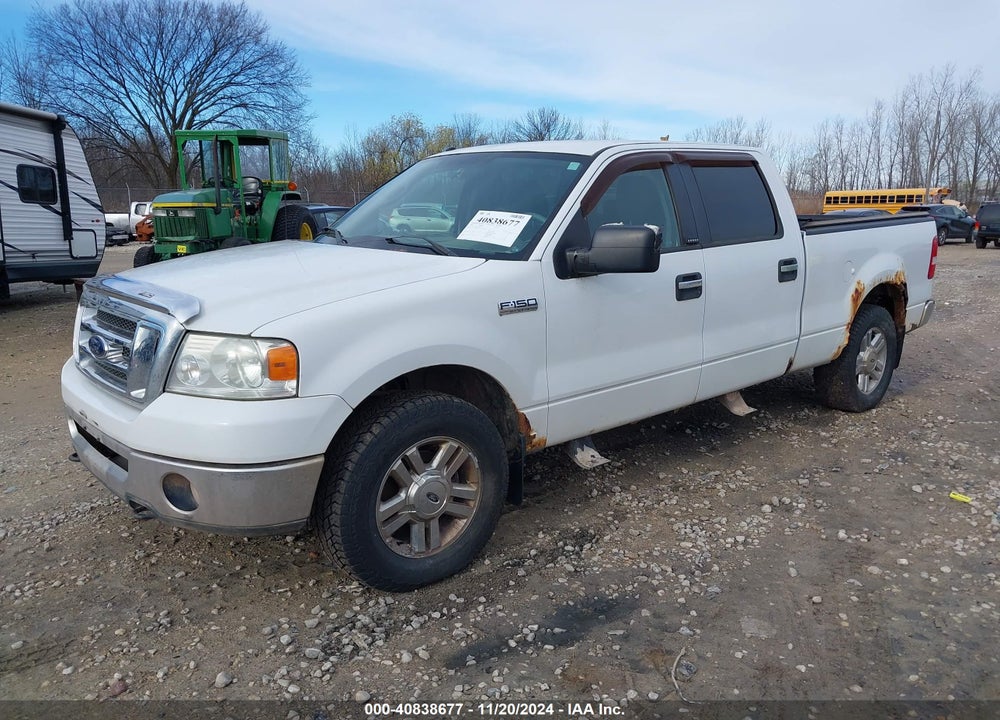 2008 FORD F-150 60TH ANNIVERSARY/FX4/KING RANCH/LARIAT/XLT VIN: 1FTPW14V88FB21327