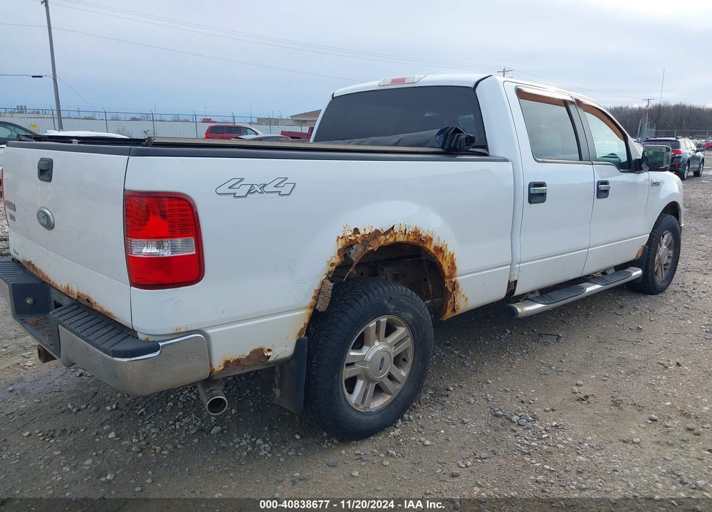 2008 FORD F-150 60TH ANNIVERSARY/FX4/KING RANCH/LARIAT/XLT VIN: 1FTPW14V88FB21327