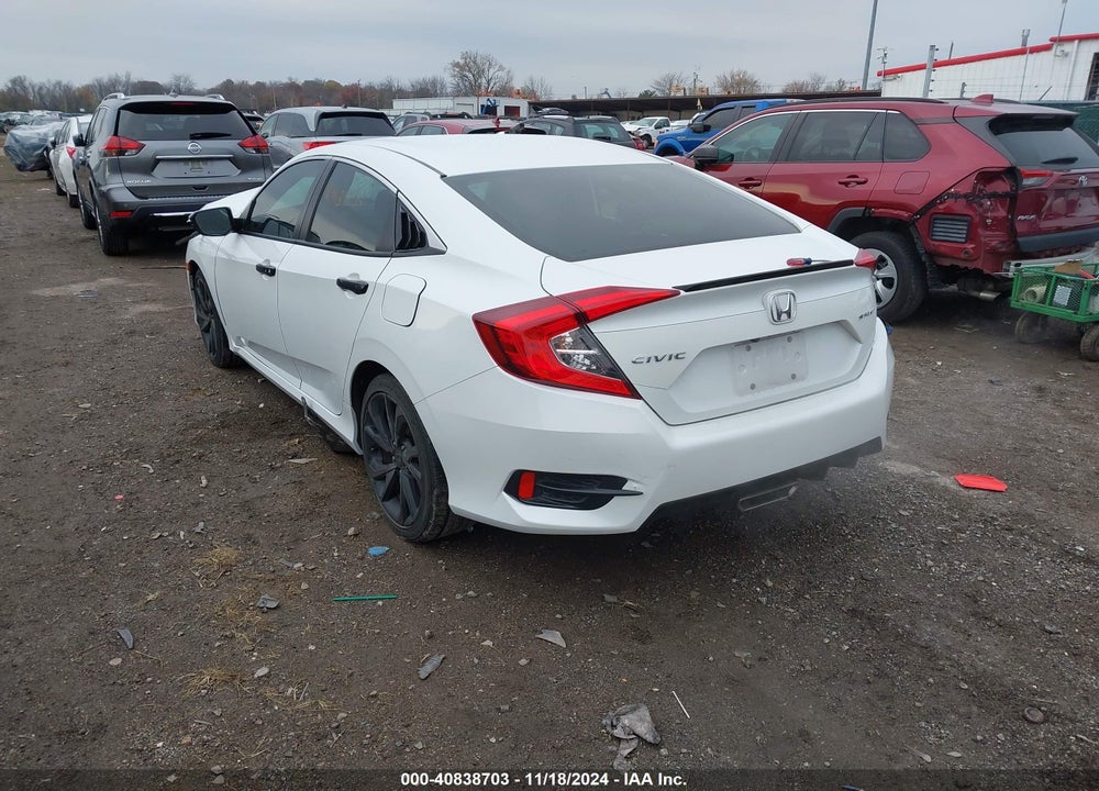 2021 HONDA CIVIC SPORT VIN: 19XFC2F8XME001809