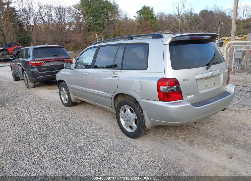2006 TOYOTA HIGHLANDER LIMITED V6 VIN: JTEEP21A660185275