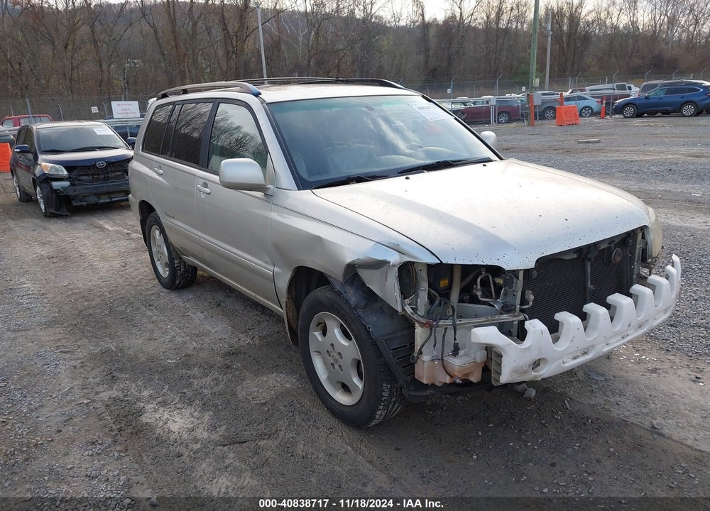 2006 TOYOTA HIGHLANDER LIMITED V6 VIN: JTEEP21A660185275