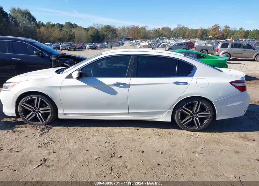 2017 HONDA ACCORD SPORT VIN: 1HGCR2F5XHA028316