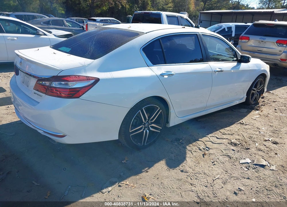 2017 HONDA ACCORD SPORT VIN: 1HGCR2F5XHA028316