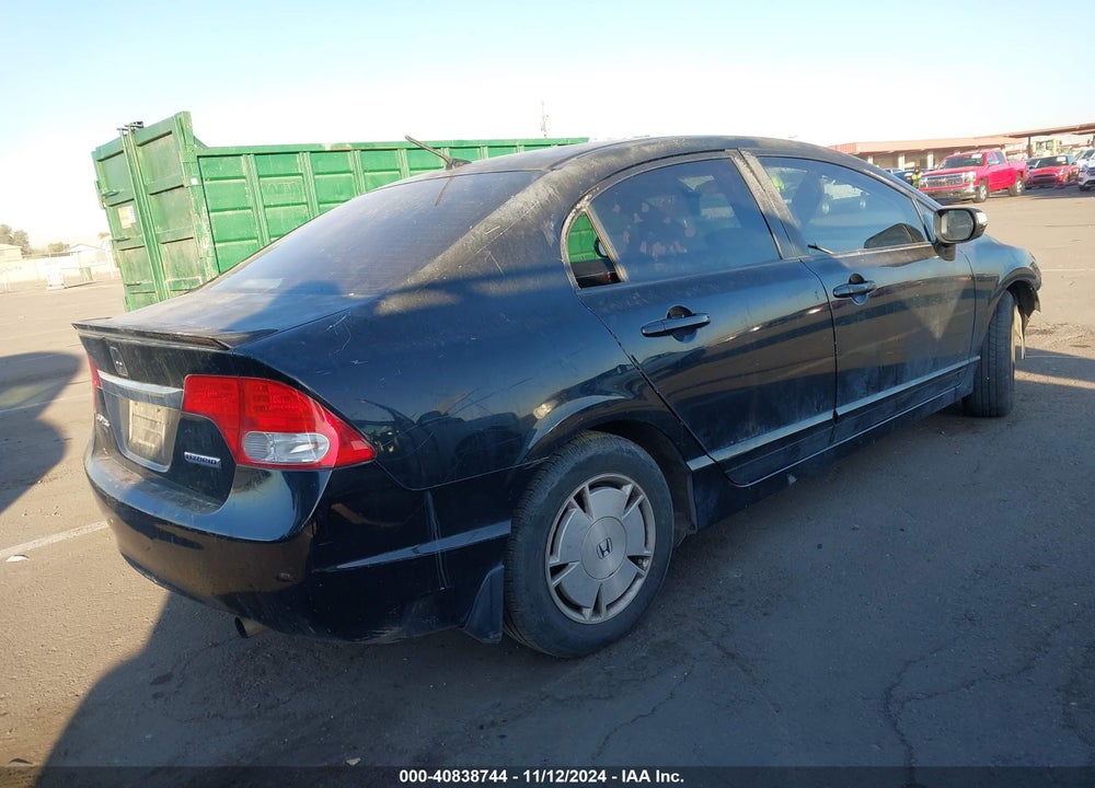 2009 HONDA CIVIC HYBRID VIN: JHMFA362X9S001318
