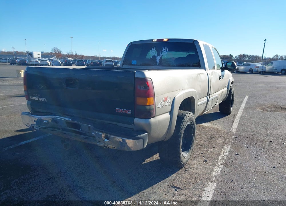 2001 GMC SIERRA 2500 SLE VIN: 1GTGK29U61Z296228