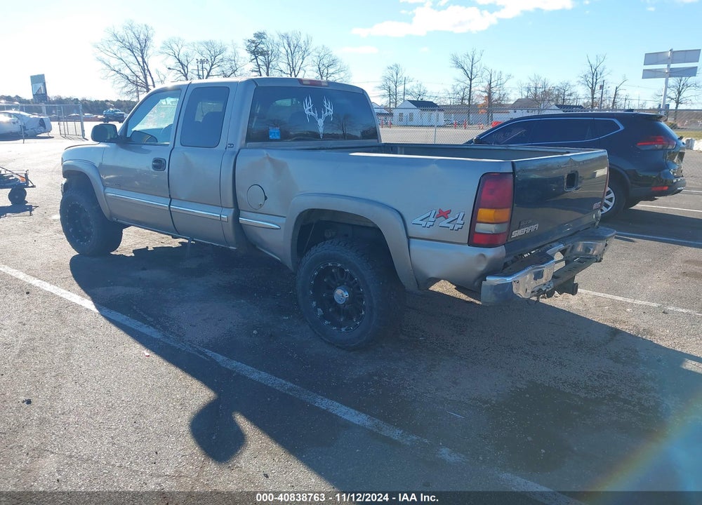 2001 GMC SIERRA 2500 SLE VIN: 1GTGK29U61Z296228