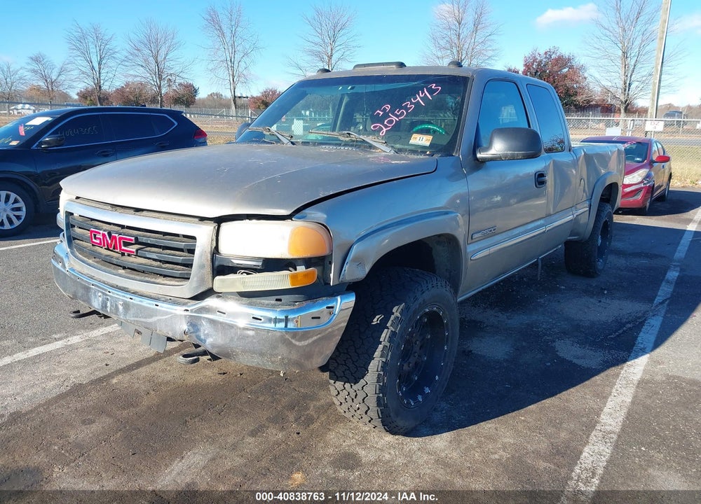 2001 GMC SIERRA 2500 SLE VIN: 1GTGK29U61Z296228