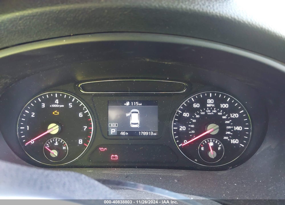 2020 KIA SORENTO 2.4L L VIN: 5XYPG4A30LG653727