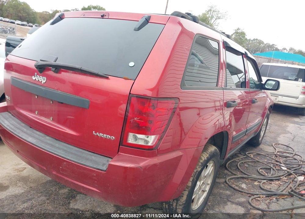 2005 JEEP GRAND CHEROKEE LAREDO VIN: 1J4GR48K65C562857
