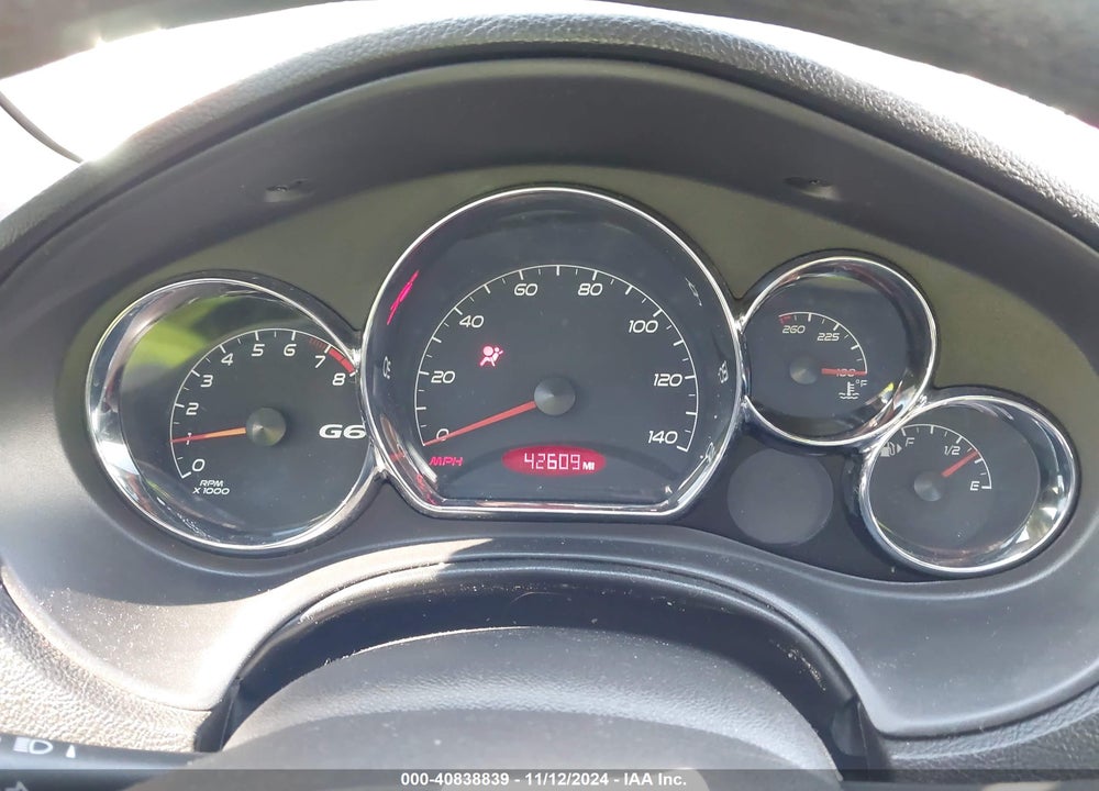2009 PONTIAC G6 VIN: 1G2ZG57B894196058