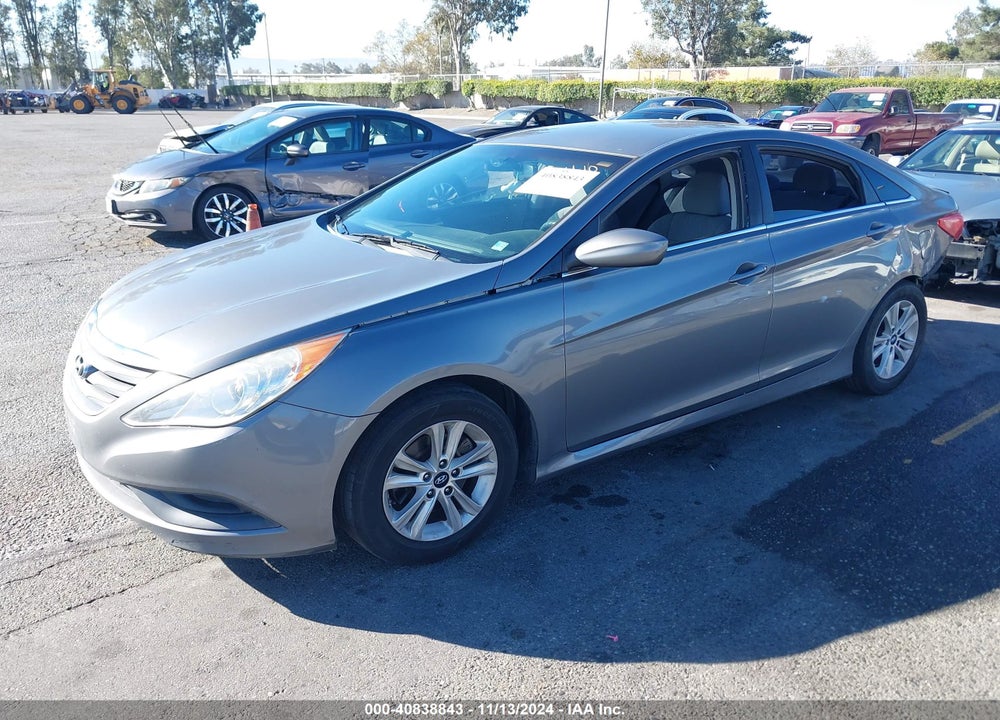2014 HYUNDAI SONATA GLS VIN: 5NPEB4AC7EH927975
