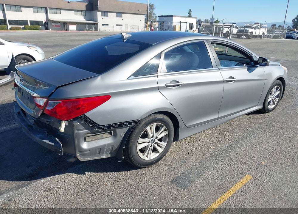 2014 HYUNDAI SONATA GLS VIN: 5NPEB4AC7EH927975