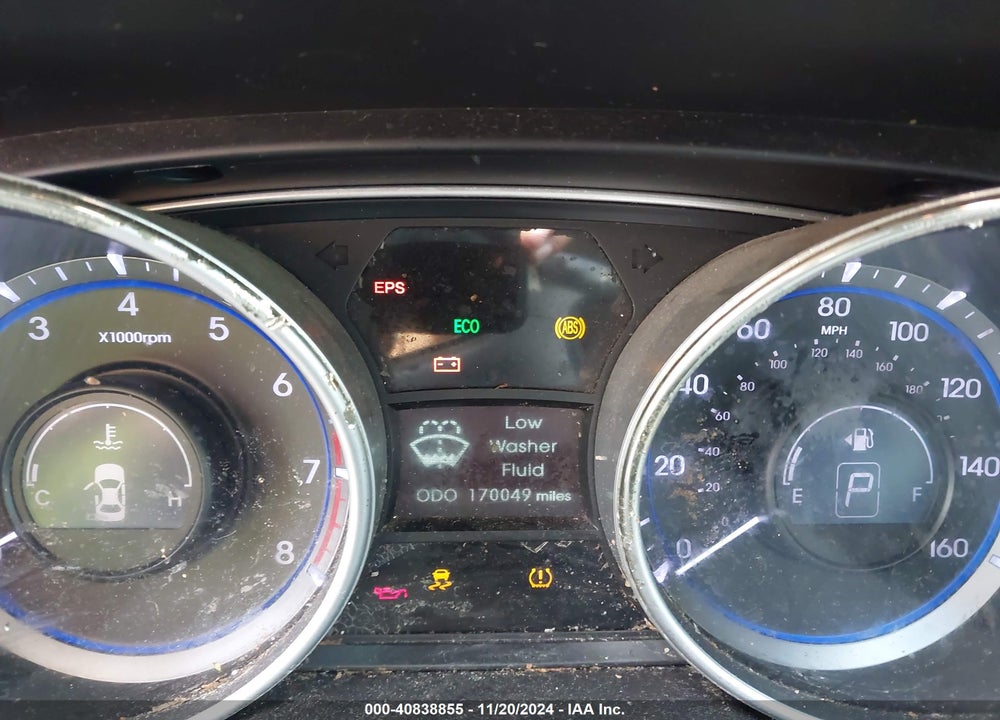 2012 HYUNDAI SONATA GLS VIN: 5NPEB4AC4CH342915