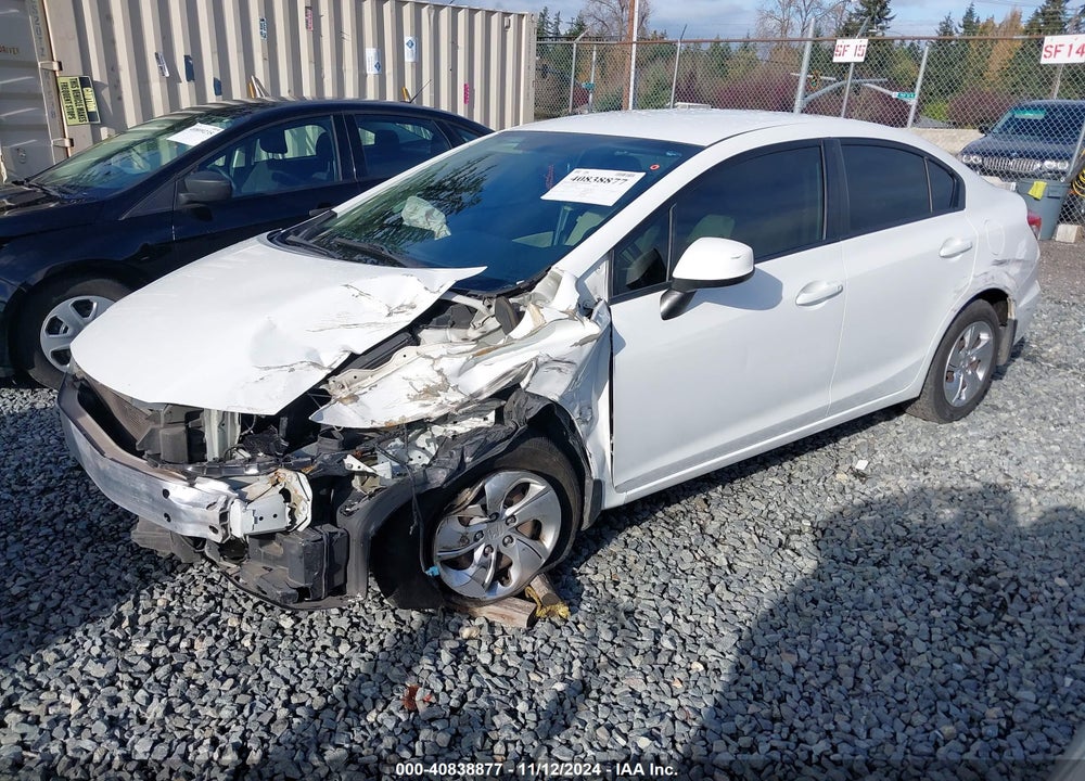2013 HONDA CIVIC LX VIN: 2HGFB2F56DH523416